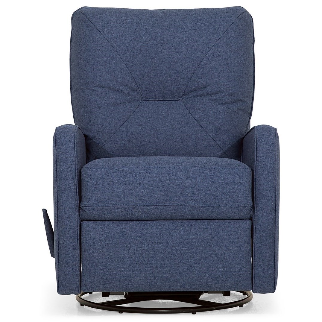 Palliser Theo 4200234 Alpine Cobalt Theo Contemporary Swivel Glider
